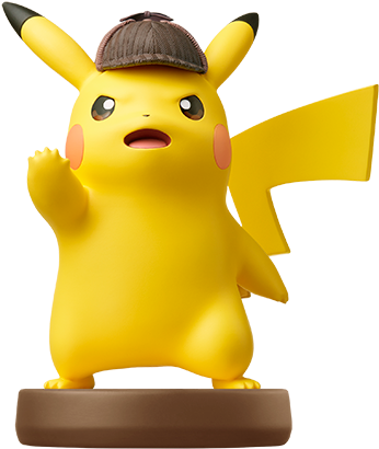 Detective Pikachu - Detective Pikachu Amiibo (500x537), Png Download