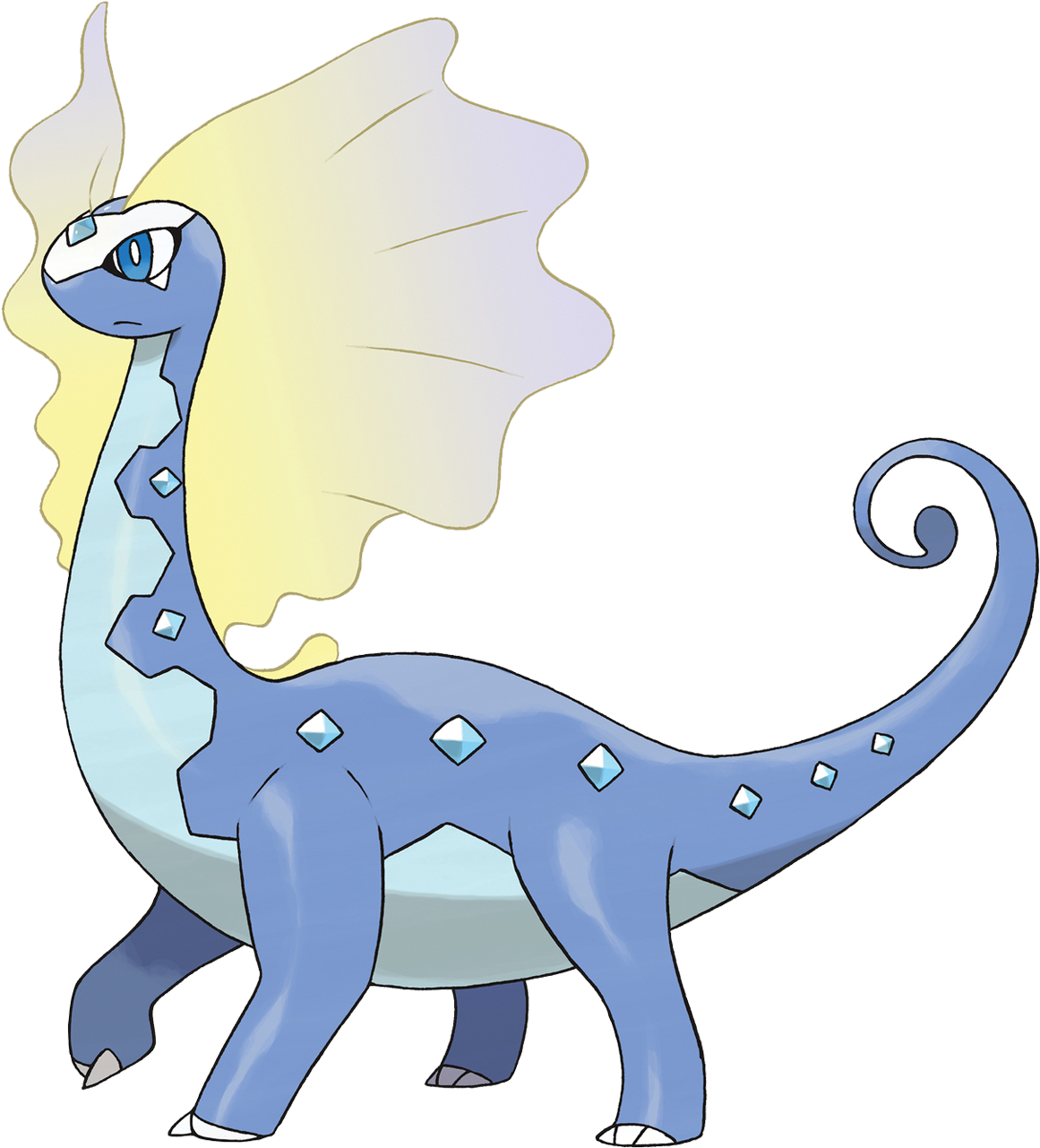 File - Aurorus - Amaura Pokemon (1280x1280), Png Download