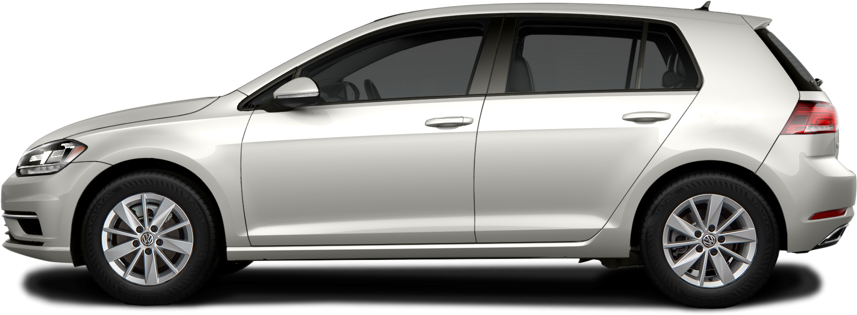 Tsi S 2018 Volkswagen Golf Hatchback Tsi S - 2015 Toyota Venza Blizzard Pearl (1788x686), Png Download