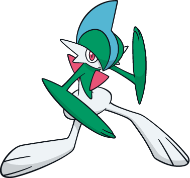 Pokemon Gallade (378x354), Png Download