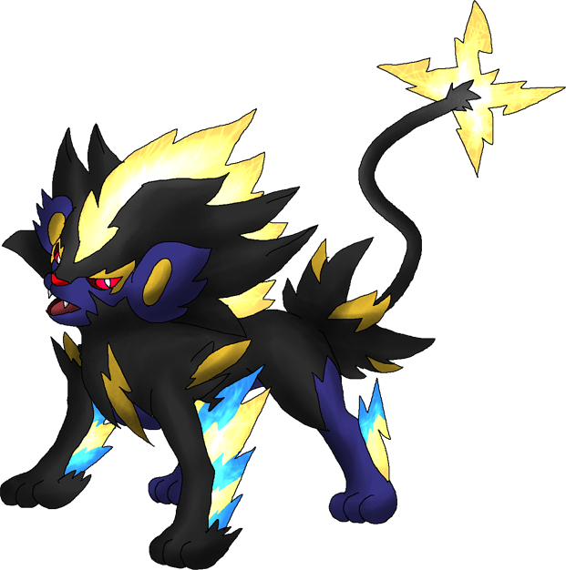 Related Image - Pokemon Luxtra Mega Entwicklung (621x626), Png Download