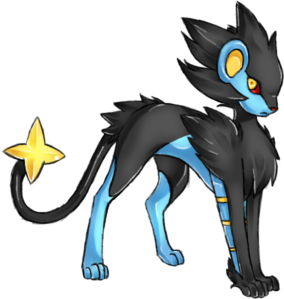 Luxray By Jellyenvy On Deviantart - Pokemon Female Luxray (712x628), Png Download