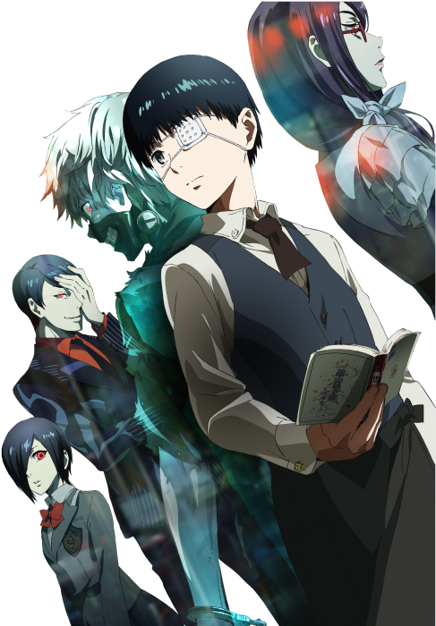 Tokyo Ghoul Transparent Kaneki (500x700), Png Download