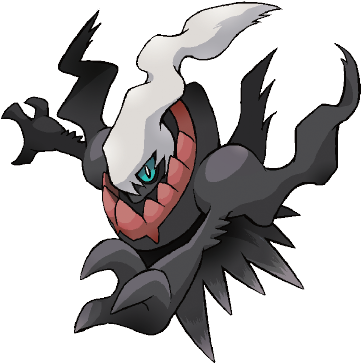 Pokemon Blackened Night Game - Darkrai Event (409x434), Png Download