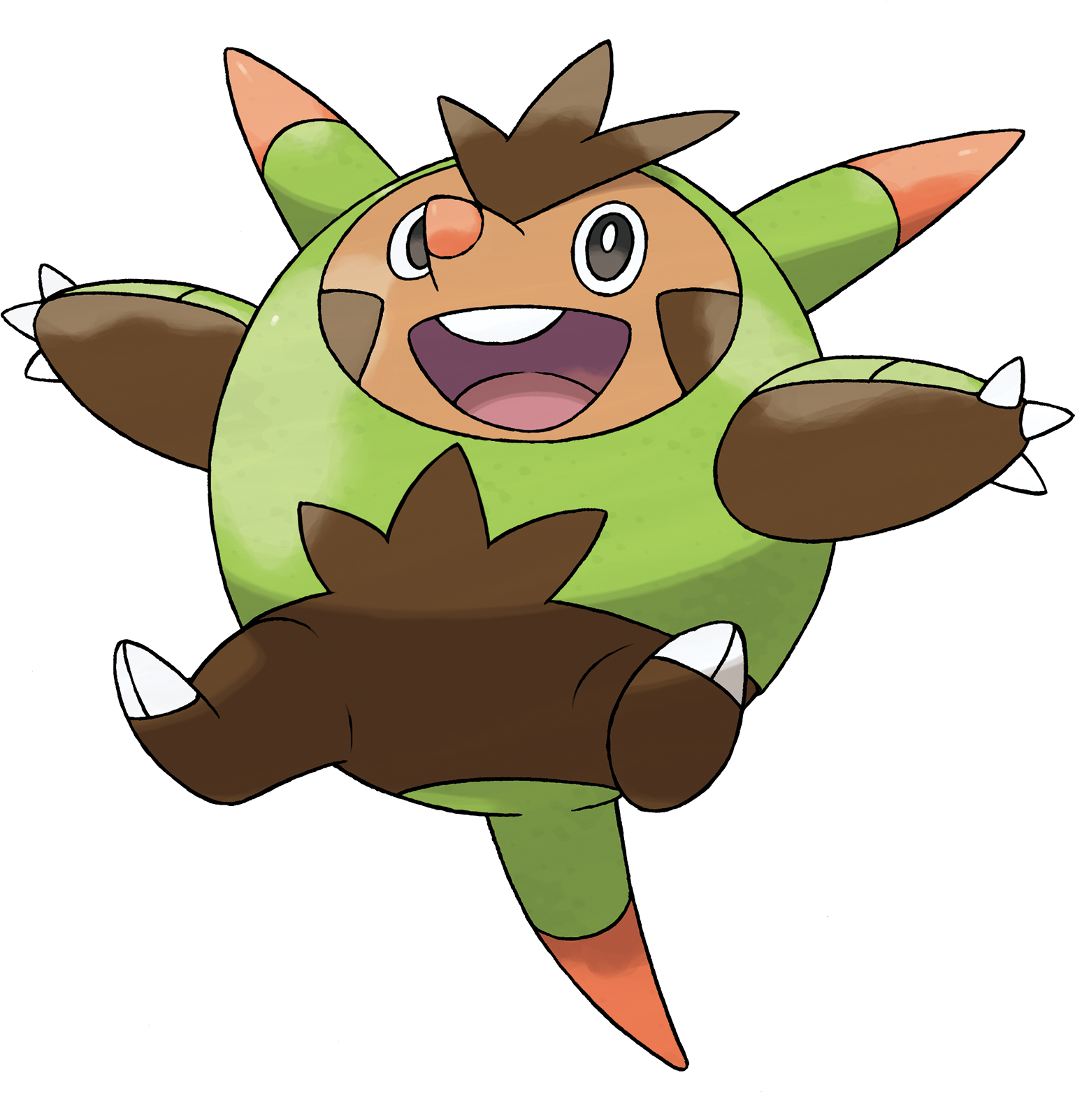 Pokemon Chespin (1627x1612), Png Download