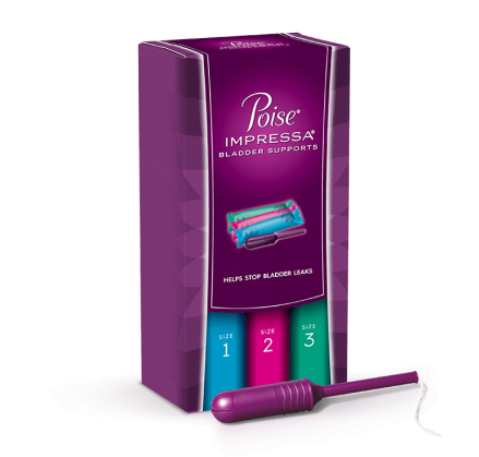 Free Poise Light Leaks Sample Pack - Kimberly-clark Poise Impressa Bladder Support Device (500x500), Png Download