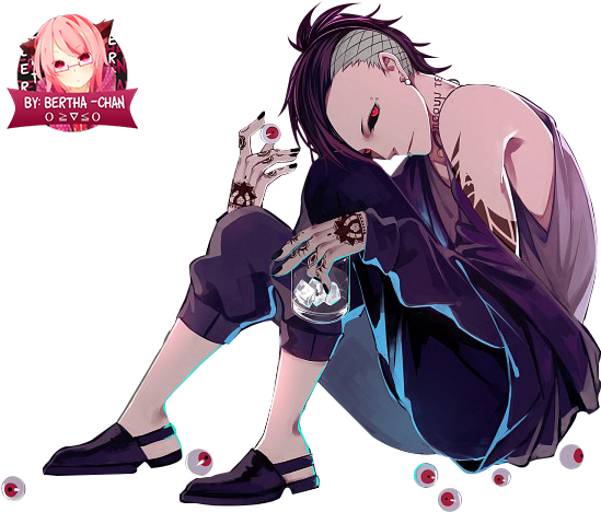 University Of Texas At Arlington Tokyo Ghoul Anime - Anime Renders Tokyo Ghoul (600x476), Png Download
