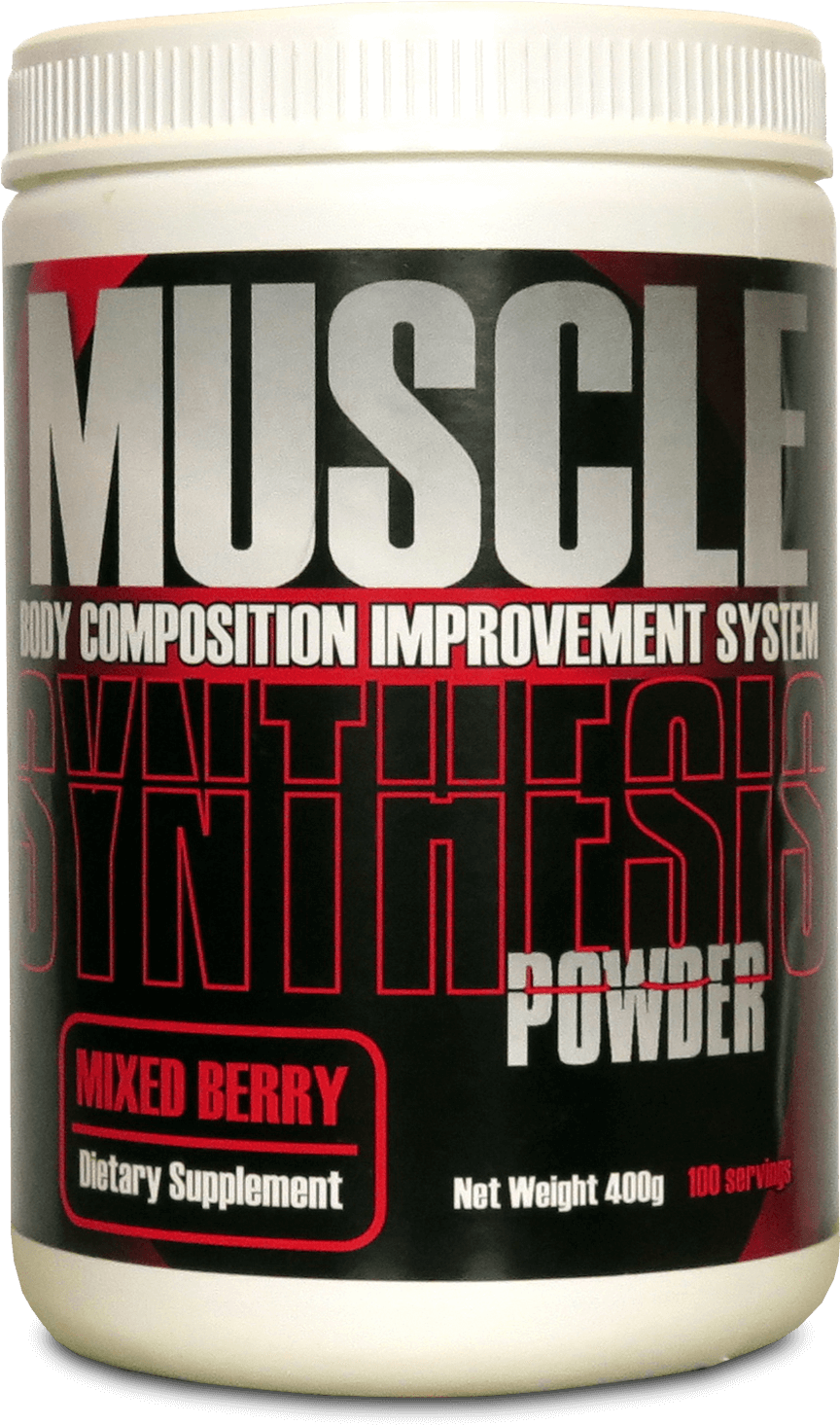 Muscle Synthesis Powder - Muscle (1240x1800), Png Download