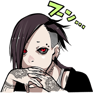 Tokyo Ghoul Clipart - Tokyo Ghoul Uta Enerver (374x352), Png Download