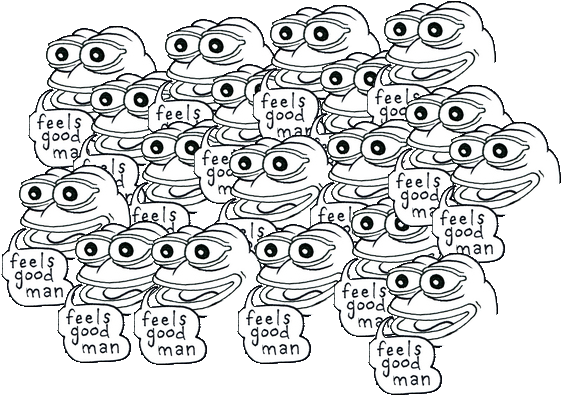 Feelsreallygood - Line Art (570x416), Png Download