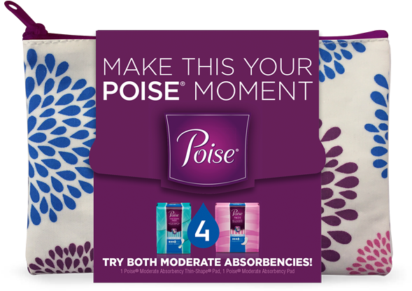 Free Poise Light Leaks Sample Pack - Poise Starter Pack For Light Leak (600x458), Png Download
