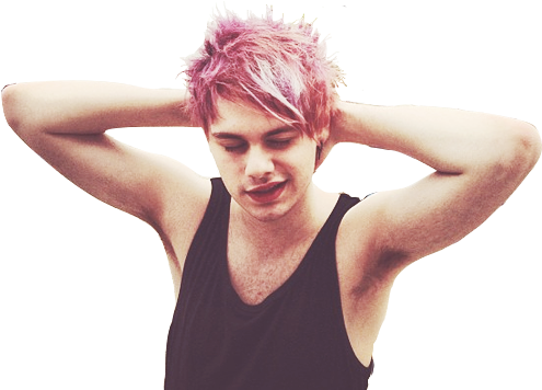 Michael Clifford Face Png (500x386), Png Download