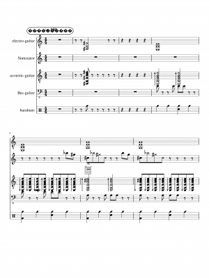 Click Me To View Sheet - Sheet Music (300x400), Png Download