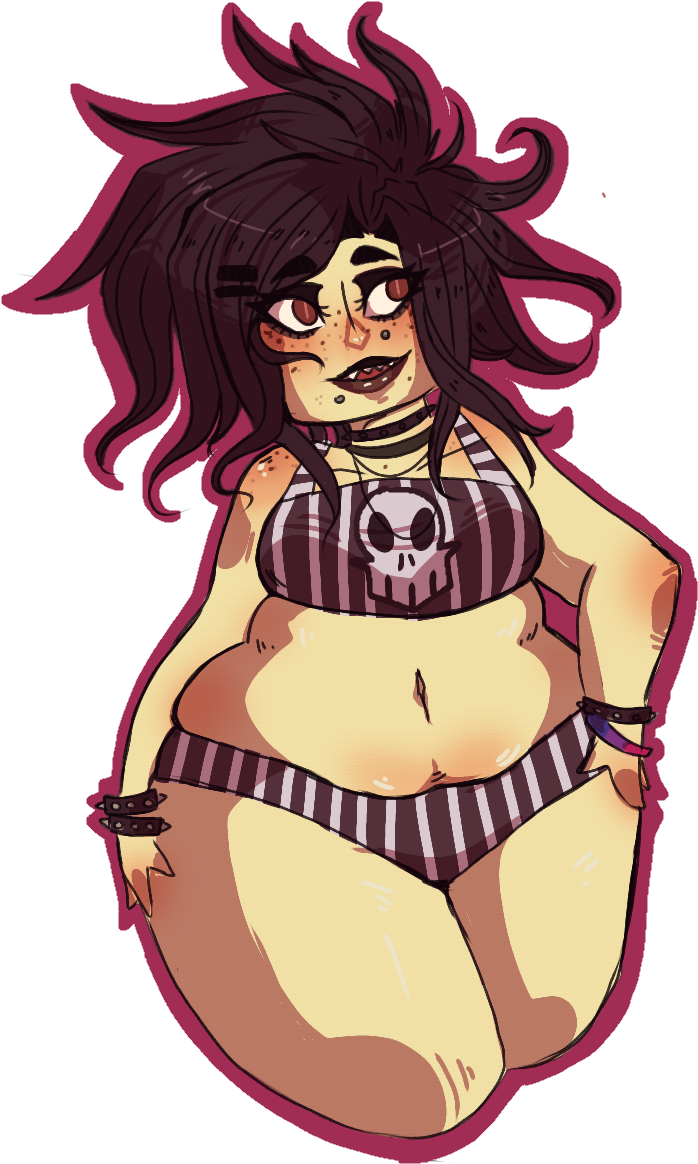 Just A Quick Drawing Of Teresa In A Bathing Suit - Drawing (750x1200), Png Download