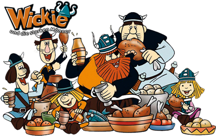 Vicky The Viking Logo - Vicky And The Vikings (500x281), Png Download