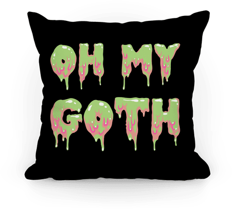 Oh My Goth Pillow - She's Beauty She's Grace She Ll Punch You In The Face (484x484), Png Download