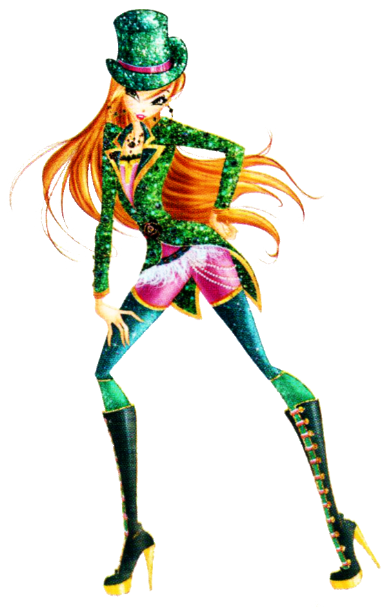 Flora Gothic Fairy Couture Winx Club 6 By Ineswinxeditions-d8tqhbj - Winx Club Flora Gothic (576x880), Png Download