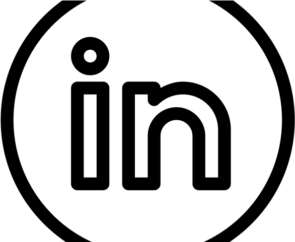 Linkedin Clipart Transparent - Icons Linkedin Black Png (640x480), Png Download