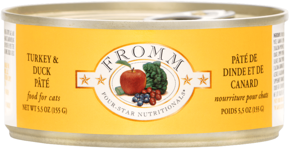 Fromm Four Star Grain Free Turkey And Duck Pate Canned - Fromm Dog Food (1000x500), Png Download