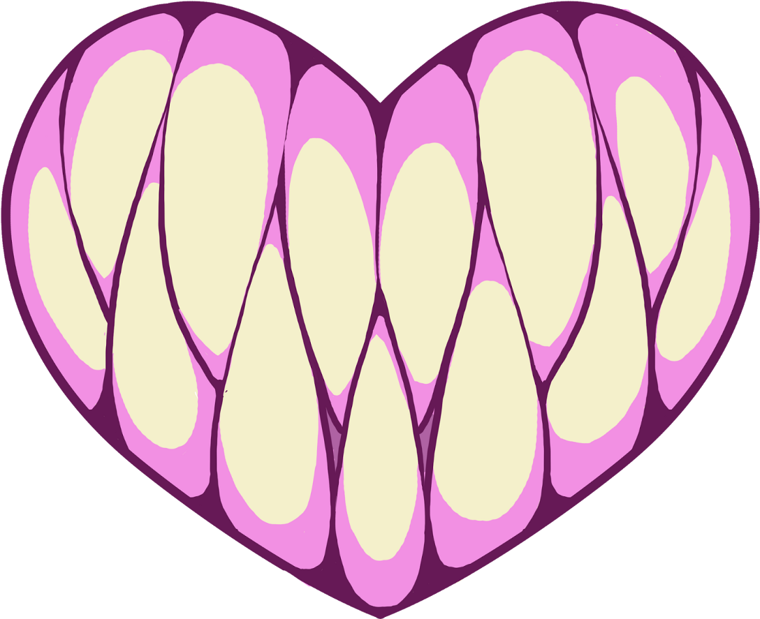 Download Goth Gothic Heart Teeth Freetoedit Picture Royalty Pastel