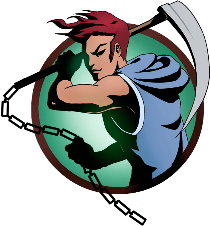 Man Scythe - Weapon Kusarigama Shadow Fight 2 (950x950), Png Download