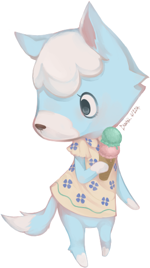 Animal Crossing Transparent Animal Crossing New Leaf - Acnl Skye (500x716), Png Download