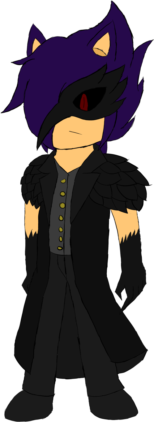 The Raven Man - Library (569x1405), Png Download