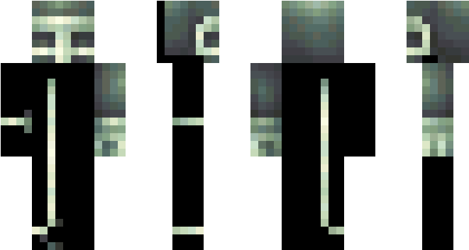 Minecraft Skin Kronno Zomber (750x442), Png Download