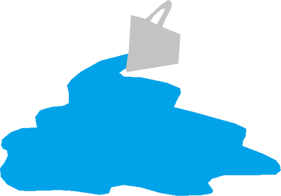 Computer Icons Download Water - Water In Bucket Png (1075x750), Png Download