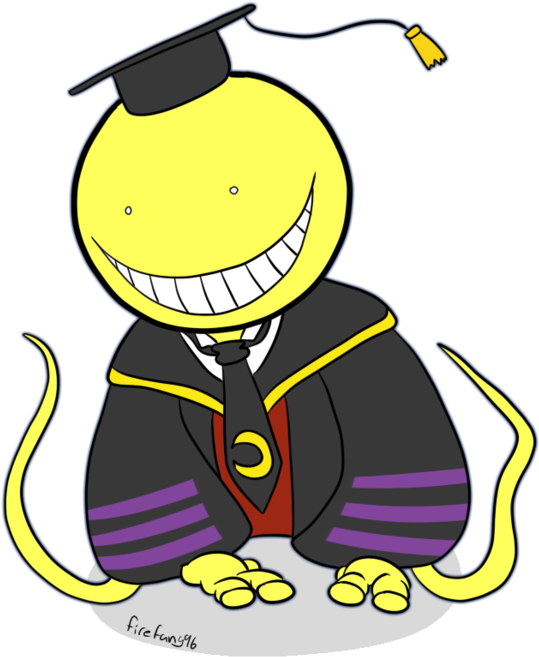 Koro Sensei By Firefang96-d8efuaw - Assassination Classroom (600x686), Png Download
