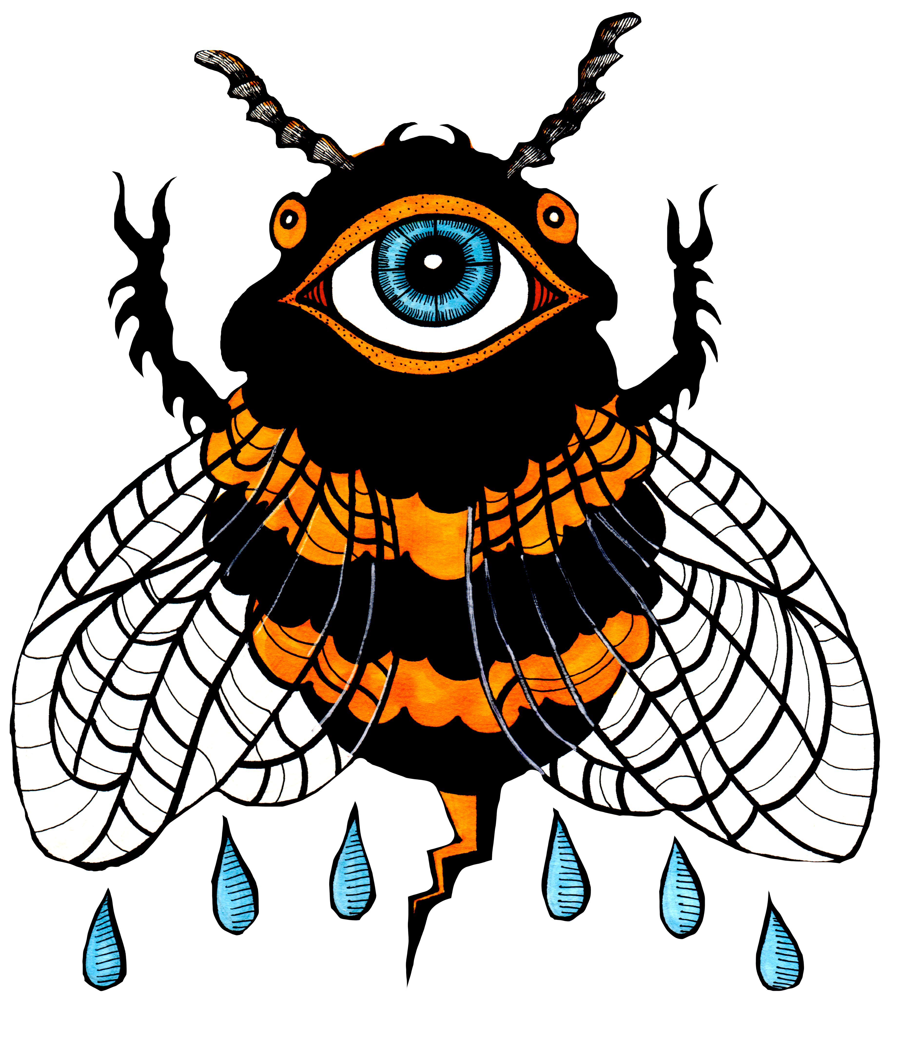 Cosmic Bee - Cosmic Bee: The All-seeing Pollinator Unisex T-shirts (3831x4390), Png Download