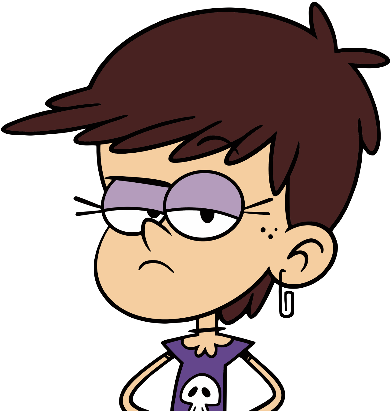 Luna With A You What Look Luna Loud The Loud House - Loud House Luna Loud (1280x1343), Png Download
