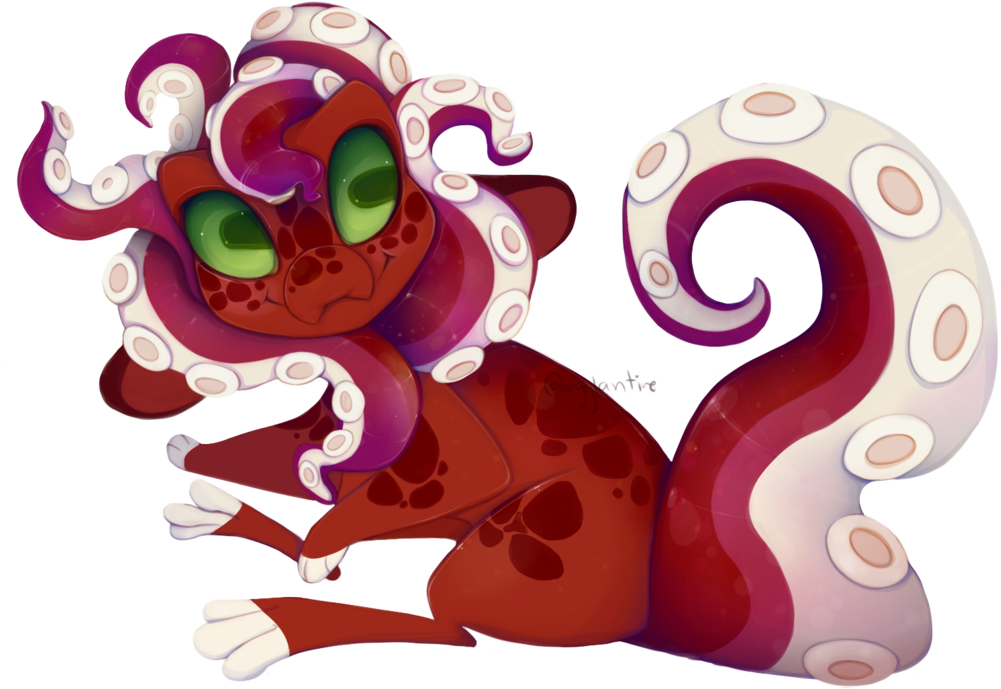 Octosymph Adopt Closed By Egglantine On Deviantart - Squid (1062x753), Png Download