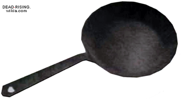 Dead Rising Frying Pan - Rules Of Survival Pan (616x323), Png Download