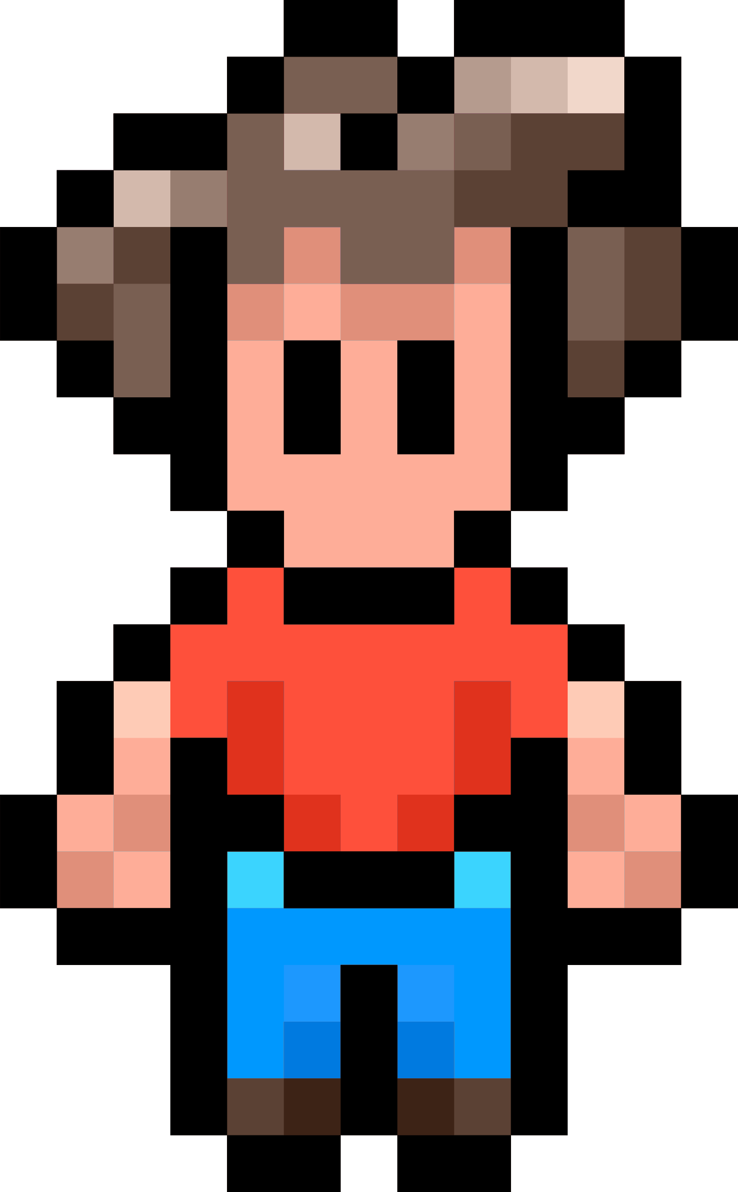 Big Image - 8 Bit Characters Png (1486x2400), Png Download