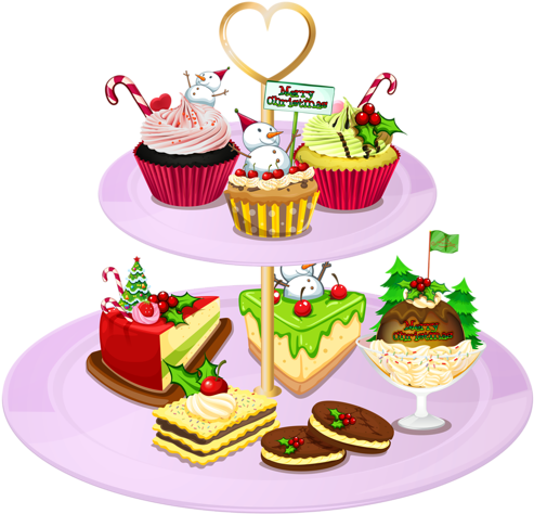 0 1583f2 7f3b9551 Orig - Christmas Dessert Clip Art (500x485), Png Download