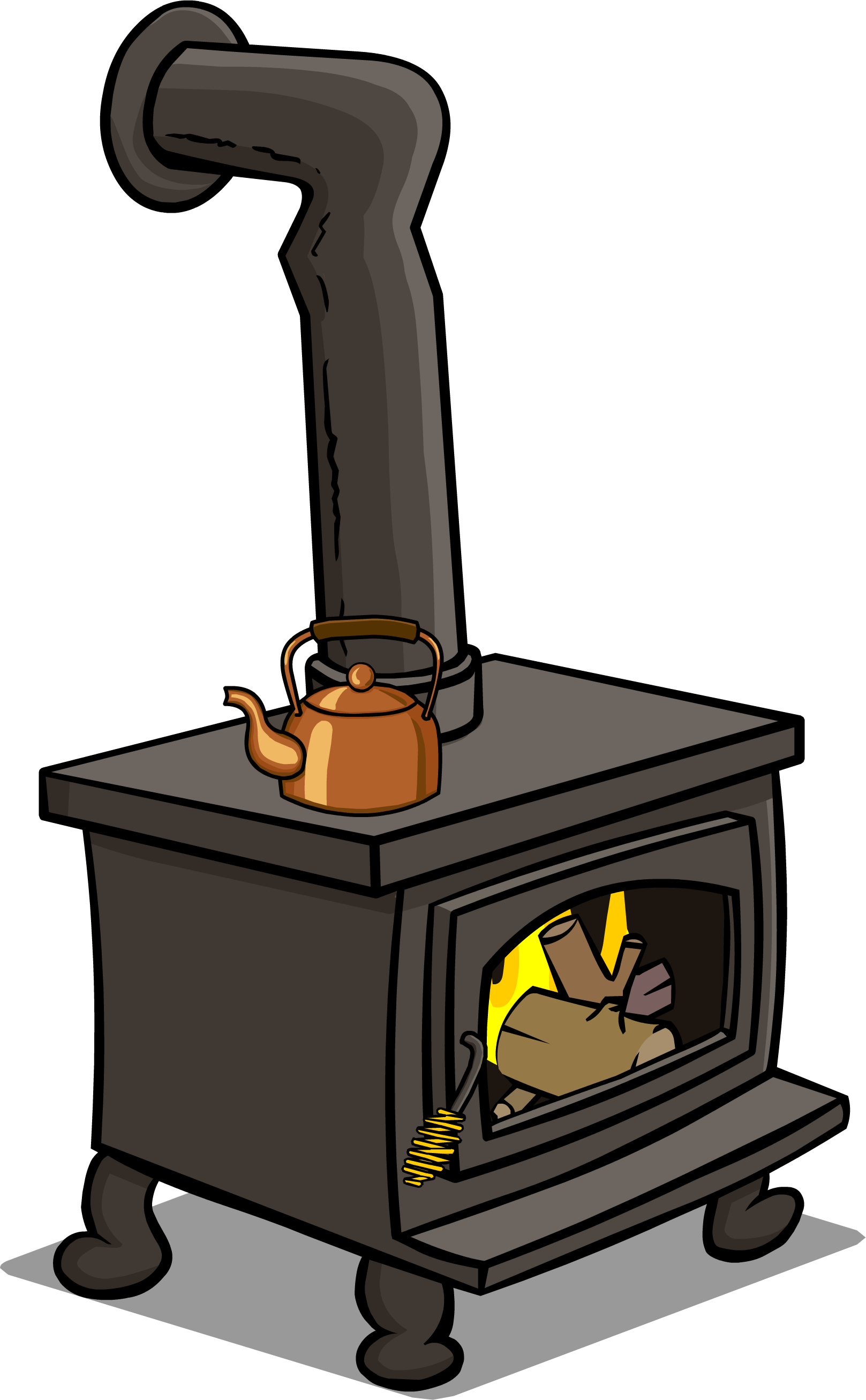 Image Wood Sprite Png Club Penguin Wiki - Wood Stove Clipart (1617x2613), Png Download