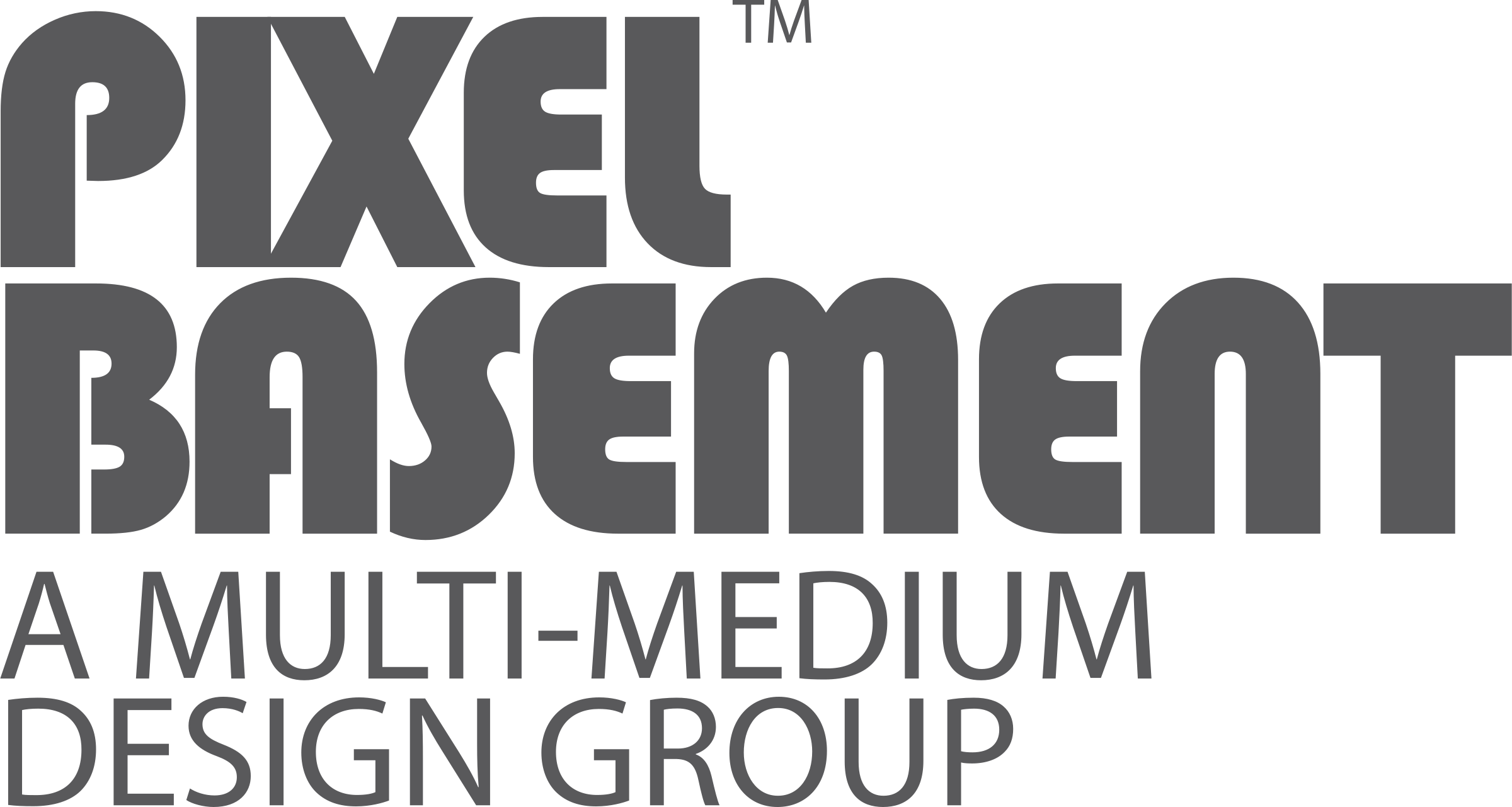 Pixel Basement Logo Png Transparent - Graphic Design (2400x1281), Png Download