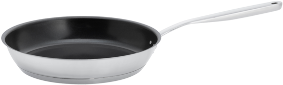All Steel Frying Pan 26cm - Frying Pan (555x555), Png Download