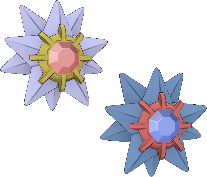 Download Zip Archive - Starmie (750x650), Png Download