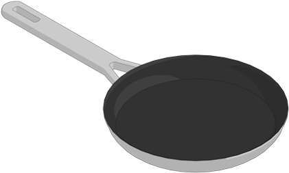Frying Pan (420x334), Png Download