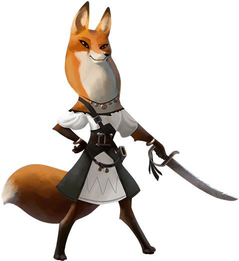Scarlet Solo - Armello Characters (616x600), Png Download