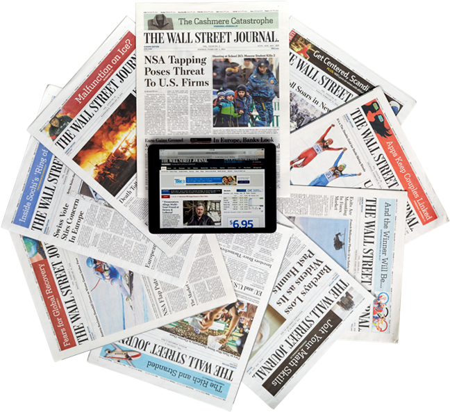 With Journalists Based From New York To London To Singapore, - Wall Street Journal Subscription (800x600), Png Download