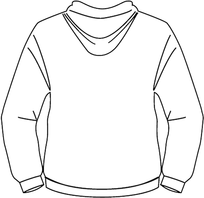 Custom Hoodie Blank Hoodie Template (800x866), Png Download