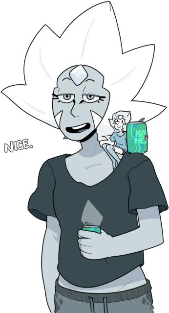 Discount Supervillain's White Diamond - Steven Universe White Diamond Fanart (500x651), Png Download