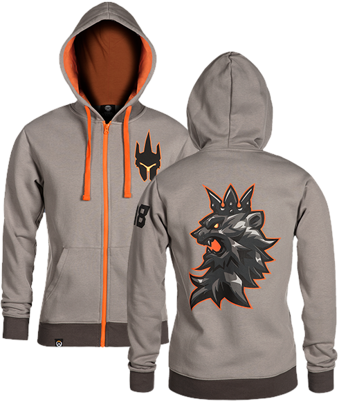 Overwatch Reinhardt Hoodie (490x580), Png Download