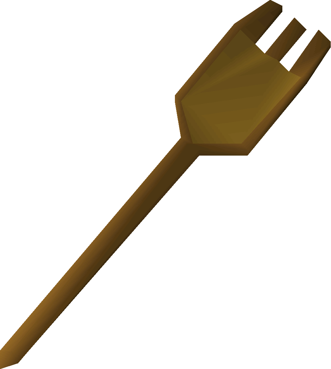Spork Detail - Unlit Torch (1075x1200), Png Download