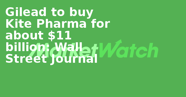 Gilead To Buy Kite Pharma For About $11 Billion - Mcafee Stinger (714x374), Png Download
