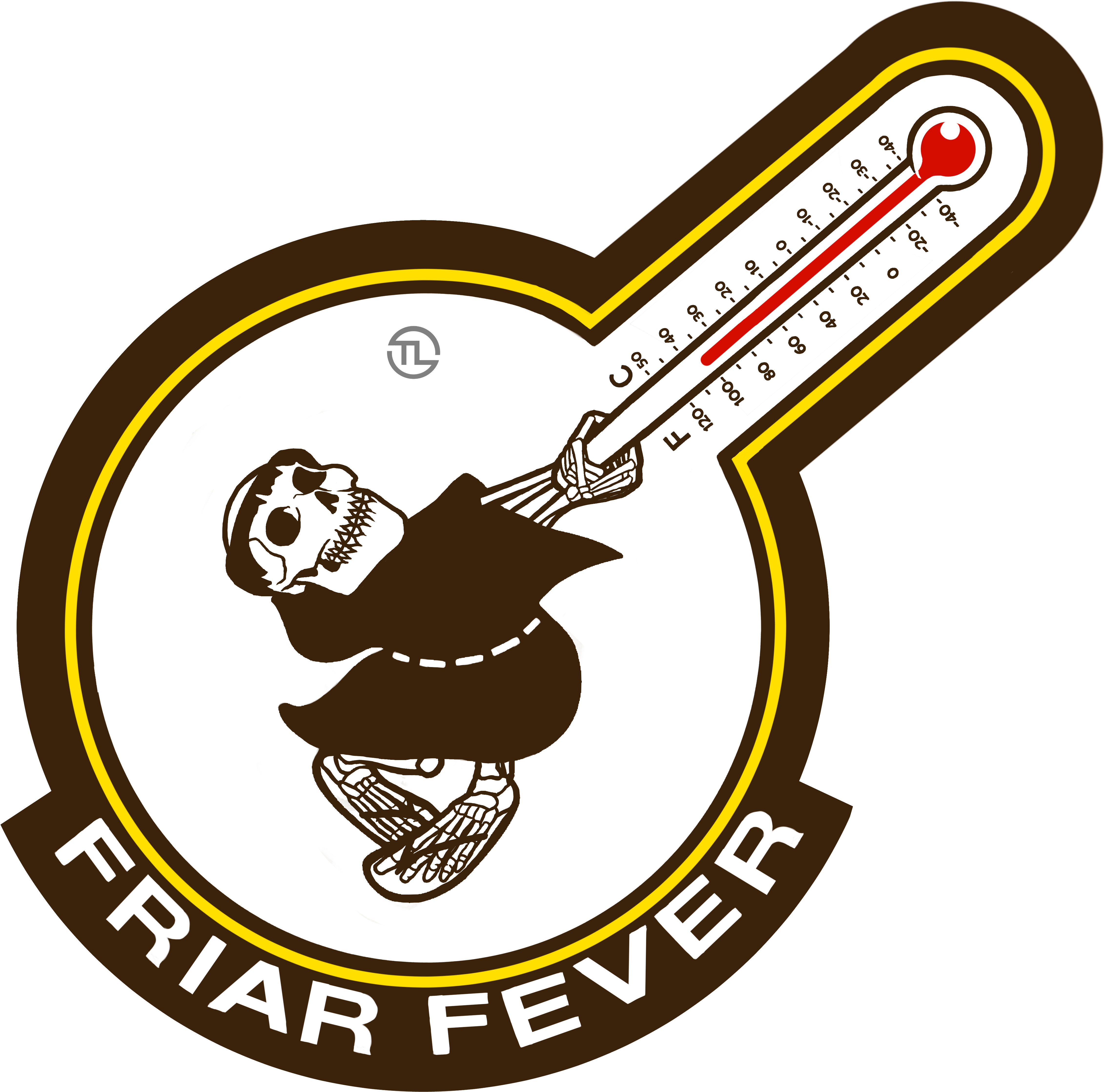 Fv8xm4e - 0 - Padres Friar (4570x4520), Png Download