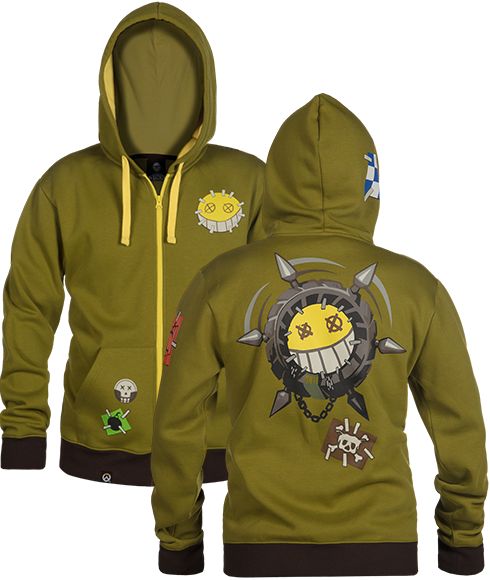 Overwatch Junkrat Hoodie (490x580), Png Download